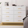 Zstar 8 Drawer Dresser Storage Organizer for Living Room, Bedroom, Hallway - 3 of 3