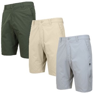Jump Start Men’s 6-Pocket All Motion Stretch Utility Shorts-3 Pack - 1 of 4
