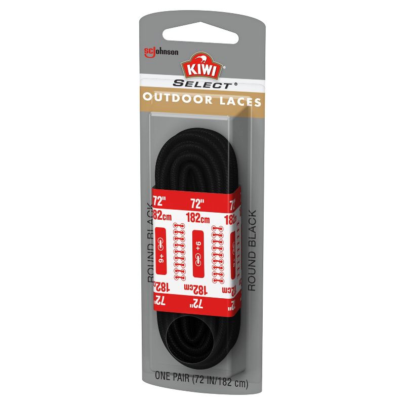 KIWI Select Outdoor Round Laces - Black 72in, 4 of 6
