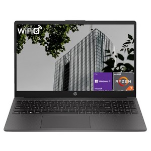 HP Essential 255 G10 Laptop, 15.6" FHD, Ryzen 7 7730U, Radeon Graphics, 64GB RAM, 1TB SSD, Wi-Fi 6, Win 11 Pro, Grey - 1 of 4