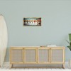 Stupell Industries Beach Friends Coastal Summer Fun Floating Frame Canvas Art, Gold, 25" x 11" - 3 of 4