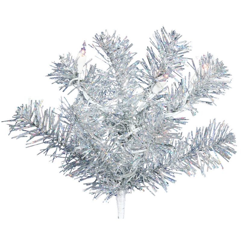 Vickerman Silver Dural LED Series Artificial Christmas Tree, 2 of 6