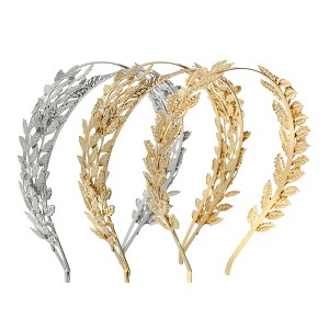 Unique Bargains Women's Elegant Faux Diamond Headband Multicolor 3 Pcs - 1 of 4