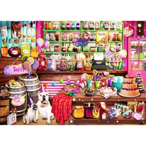 Brain Tree - candy shop 1000 Pieces Jigsaw Puzzle - Random Cut - 27.5"lx19.5"w - 1 of 1