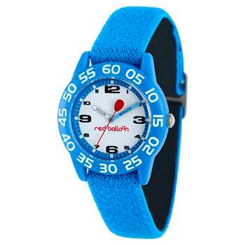 Boys' Red Balloon Blue Plastic Time Teacher Watch - Blue