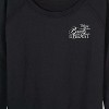 Women's - Disney Princess - Princess Belle Lightweight French Terry Wide Neck Long Sleeve Shirt - 3 of 4