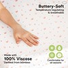 KeaBabies 2-Pack Isla Mini Crib Sheets, Pack and Play Sheets Fitted, Pack N Play Sheets, Fitted Crib Sheet - 3 of 4