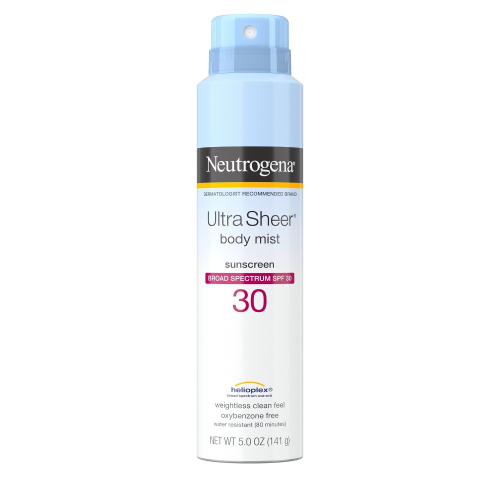 Photos - Cream / Lotion Neutrogena Ultra Sheer Lightweight Sunscreen Spray - SPF 30 - 5oz 