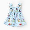 PATPAT Disney Princess Toddler Girl Dress Kids Girls 1pc Tiana Cinderella Beller Ariel Rapunzel Ruffled Dress - 2 of 4