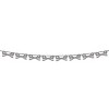 Meri Meri Black & White Stripy Bow Garland (12' with excess cord - Pack of 1) - 4 of 4