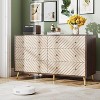 Hommoo 47 Inches Long 6 Drawer Double Dresser - image 2 of 4