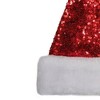 Northlight 15-Inch Red and White Sequin Christmas Santa Claus Hat-Adult Size M - 2 of 2