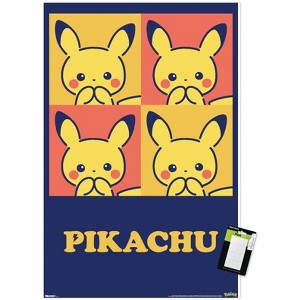 Trends International Pokémon: Pikachu Cutie Collection - Squares Unframed Wall Poster Prints - 1 of 4