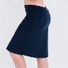 Calypsa Girl's Chlorine Resistant Knee Length Swim Skort With Attached Shorts - 2 of 3