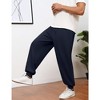 Men's Casual Lounge Pajama Yoga Jogger Pants Open Bottom Sweatpants with Pockets - 3 of 4