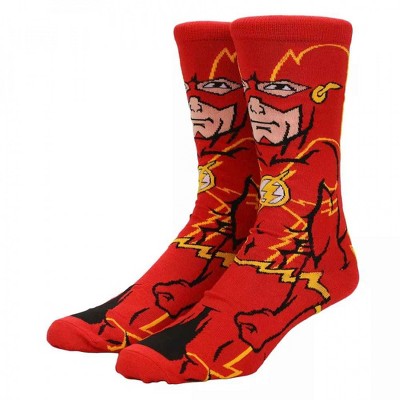 Adult The Flash Rebirth 360 Character Crew Socks
