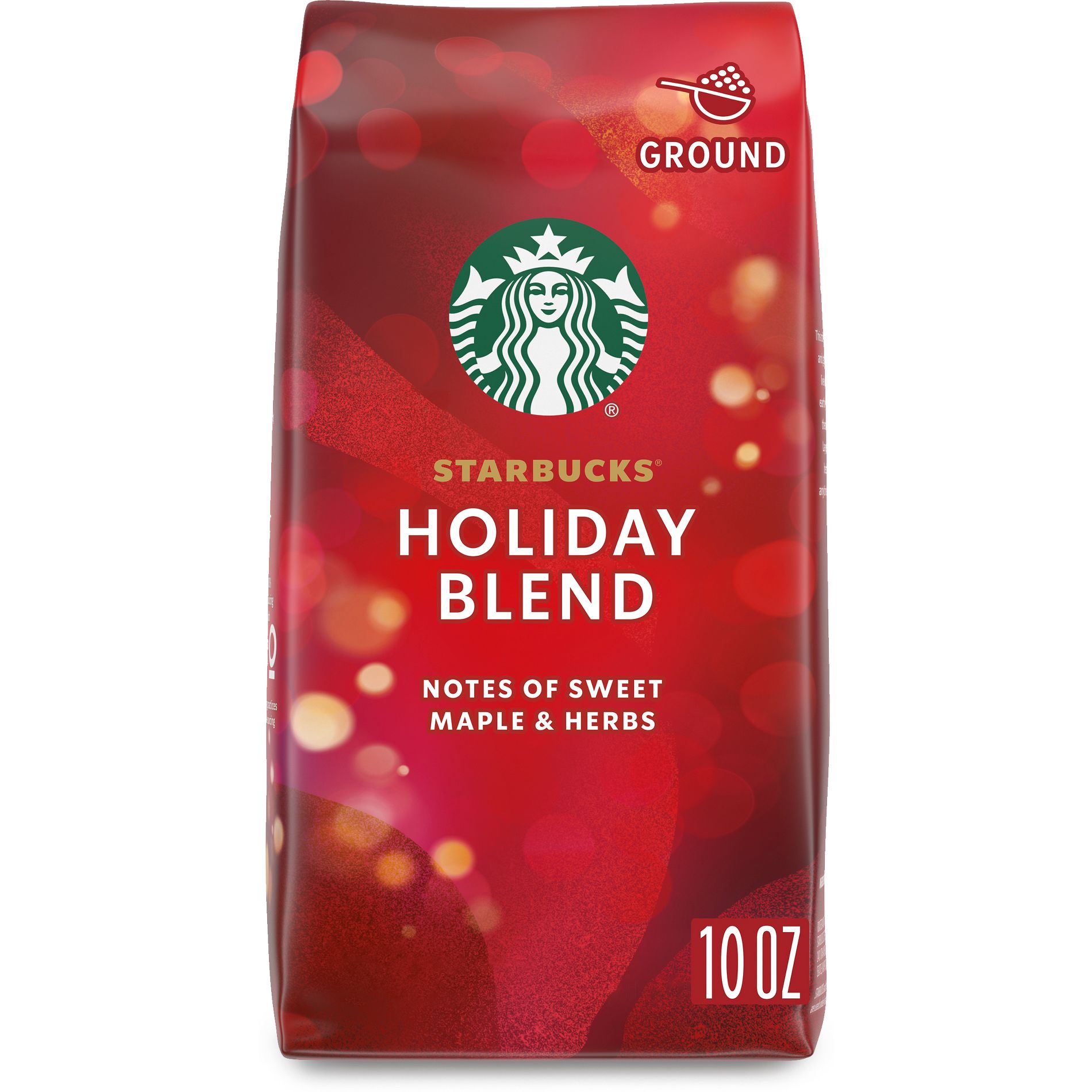Starbucks Holiday Blend Medium Roast Ground Coffee - 10oz