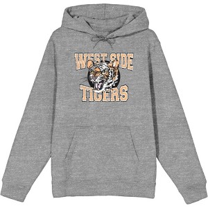 Vintage Sport West Side Tigers Adult Long Sleeve Hoodie - 1 of 2