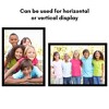 Americanflat 10x14 Picture Frame - Streamline Collection - Thin Border Picture Frame for Wall Display - Hanging Hardware Included - Black - 4 of 4