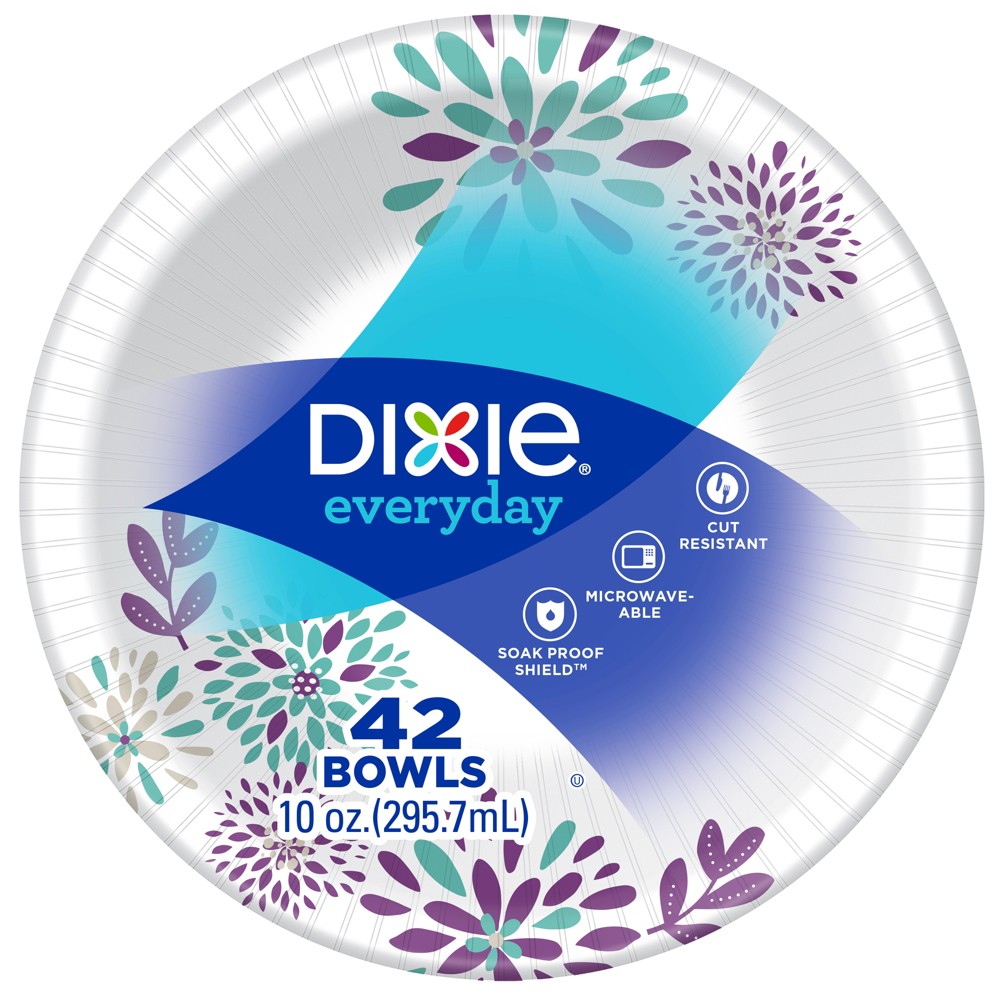 Dixie 10 oz Disposable Bowls 42 ct 8-42count packs 