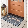 A1HC Flamingo Welcome Door Mat 18"x30", Outdoor Rubber Entrance Mat with Non-Slip Backing - 2 of 4