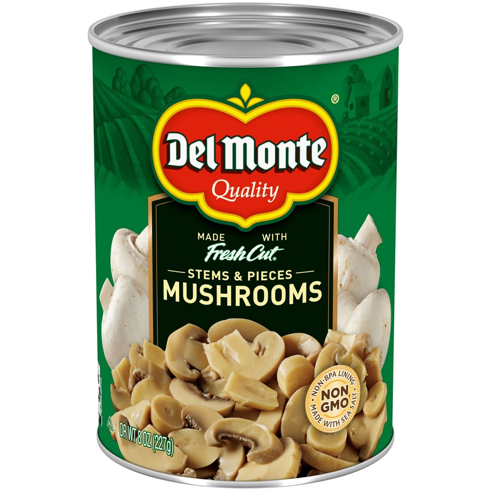 Del Monte Mushroom Stems & Pieces - 8oz