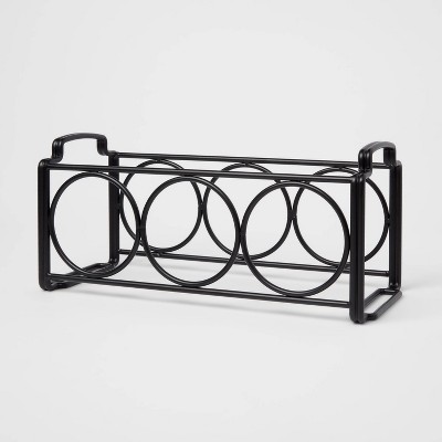 Steel Wine Rack Black - Threshold™