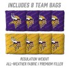 NFL Minnesota Vikings 2'x4' Wood Toss Game Set - 4 of 4