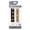 BabyFanatic Officially Licensed Unisex Pacifier Clip 2-Pack - NFL New Orleans Saints - Officially Licensed Baby Apparel - 3 of 4