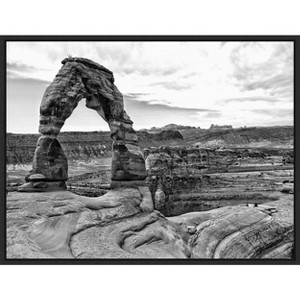 Amanti Art Desert Arches I by Jenna Guthrie Canvas Wall Art Print Framed 24 x 18-in. - 1 of 4