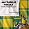 University Of Vermont Campus Plaid Spirit Silky Touch Super Soft Throw Blanket 50x60 - 4 of 4