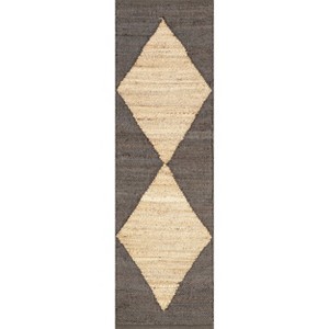 Nuloom Pandora Diamond Jute Indoor Area Rug - 1 of 4