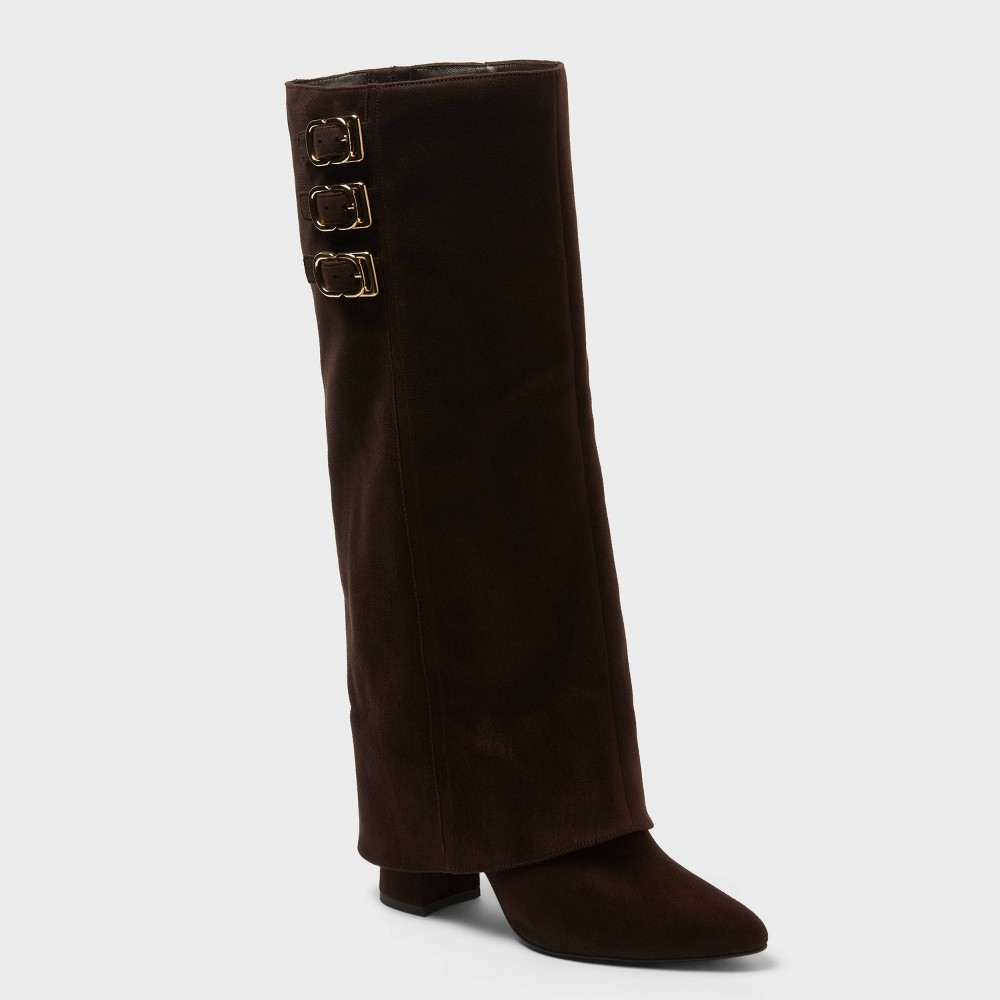 Women's Tambra Tall Boots - A New Day™ Chocolate 6