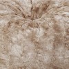 Rosella 3' Slacker Shag Faux Fur Bean Bag White/Beige - Christopher Knight Home - 4 of 4