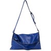 Pavilion Gift Company - Lorin Cobalt - Cobalt Studded Slouch Bag - Handbags - 4 of 4