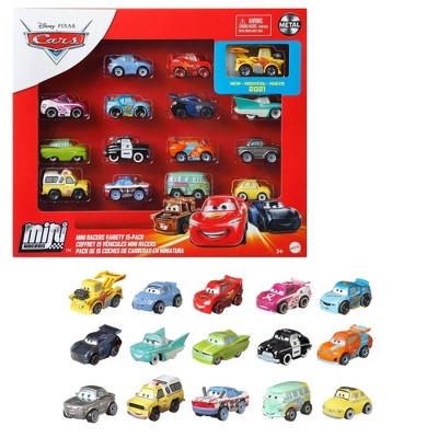 Disney Pixar Radiator Springs Pull N Race Die Cast Set Cars 