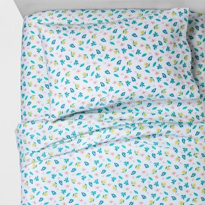 Twin Tropical Terrific Sheet Set - Pillowfort , Blue