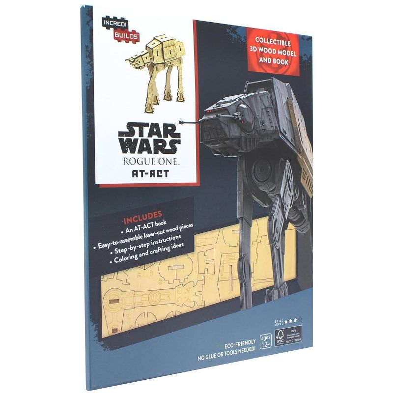 Geek Fuel, LLC Star Wars Rogue One AT-ACT IncrediBuilds 3D Wood Model, 3 of 4