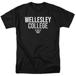 Men's Wellesley College Official Stacked T-Shirt - 1 of 4