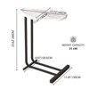 FONTOI End Tables Sofa Table Laptop Snack Stand, Nightstand for Living Room, or Modern Accent Table, Accent Side Table, White, 17.72"*11.81"*23.62" - 3 of 4