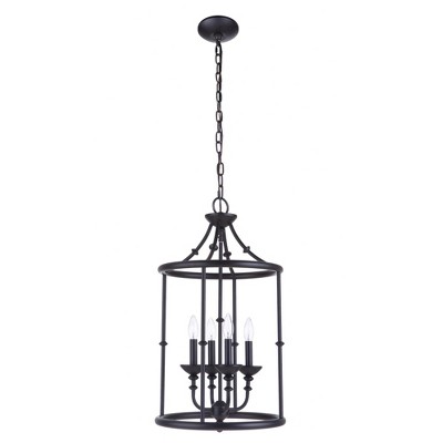 Craftmade Lighting Marlowe 4 - Light Chandelier in  Flat Black