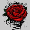 Men's Design By Humans Rugged Rose By Adamzworld T-Shirt - 2 of 4