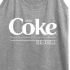 Women's Coca-Cola Drink Coke Enjoy Graphic Racerback Tank - Heather Grey - 2 X-Large - 2 of 4