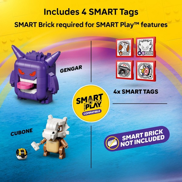 LEGO Pokémon SMART Play: Enfrentamiento Espeluznante de Cubone y Gengar 72166 4