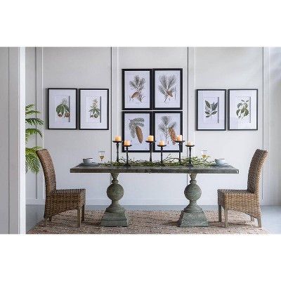 Set of 2 Black Framed Botanical Fruit Wall Art
