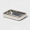 Brushed Stainless Steel Soap Dish - Threshold™ - image 3 of 4
