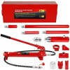 Steel 20 ton Porta power kit, portable hydraulic jack (with 1.43-meter oil pipe), car frame repair tool (with storage box) - 2 of 4