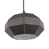 Chloe Lighting Finn Contemporary-Style 1 Light Brown And White Ceiling Mini Pendant 10" Wide - 4 of 4