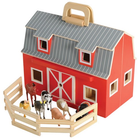 Melissa And Doug Fold And Go Mini Barn Target