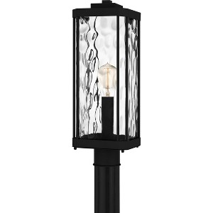 Balchier 1-Light Matte Black Outdoor Post Lantern - 1 of 4
